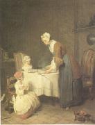 Le Benedicite (Saying Grace) (mk05) Jean Baptiste Simeon Chardin